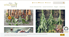 Desktop Screenshot of my-vitalness.com